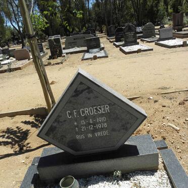 CROESER C.F. 1910-1978