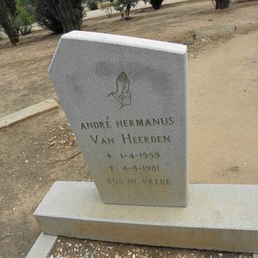 HEERDEN Andre Hermanus, van 1959-1981