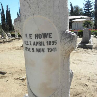 HOWE H.F. 1895-1941