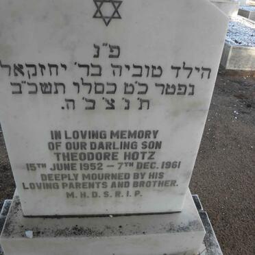 HOTZ Theodore 1952-1961