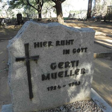 MUELLER Gerti 1924-1983