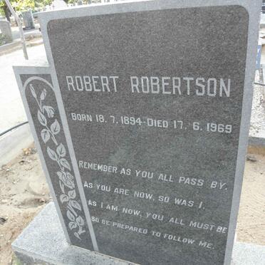 ROBERTSON Robert 1894-1969