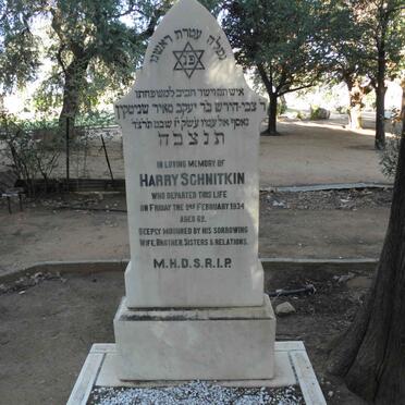 SCHNITKIN Harry -1934