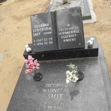 SMIT Jacobus C. 1967-1999 &amp; Susanna Gertruida HORN 1947-1994