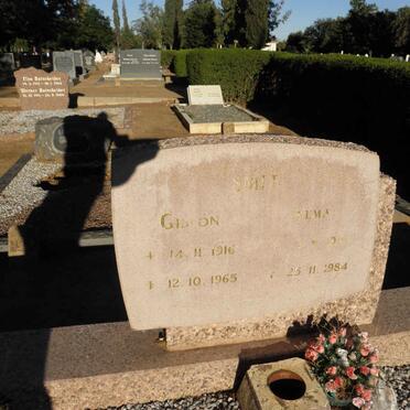 SMIT Gideon 1916-1965 &amp; Alma 1910-1984