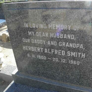 SMITH Herbert Alfred 1900-1960