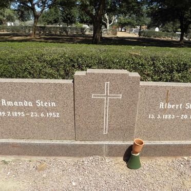STEIN Albert 1883-1960 &amp; Amanda 1895-1952