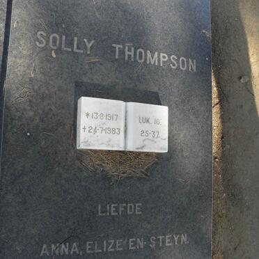 THOMPSON Solly 1917-1983