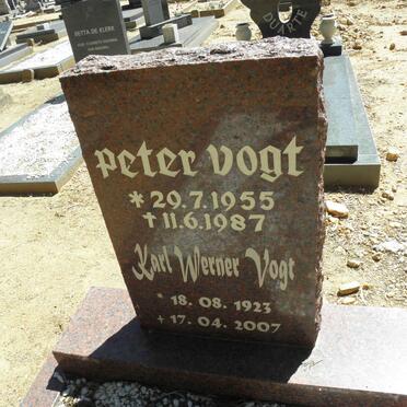 VOGT Peter 1955-1987 :: VOGT Karl Werner 1923-2007