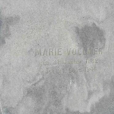 VOLLMER Marie 1882-1946
