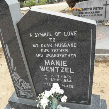 WENTZEL Manie 1925-1984