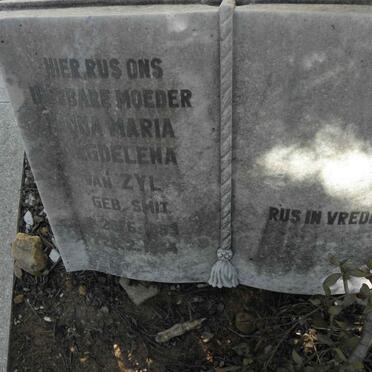 ZYL Anna Maria Magdelena, van nee SMIT 1883-1954