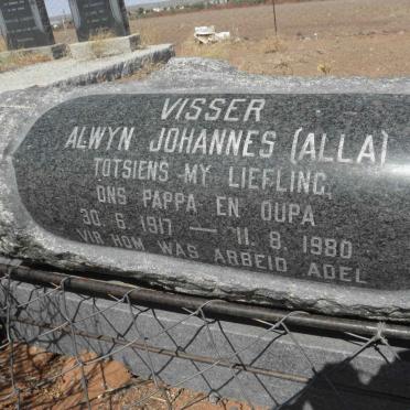 VISSER Alwyn Johannes 1917-1980
