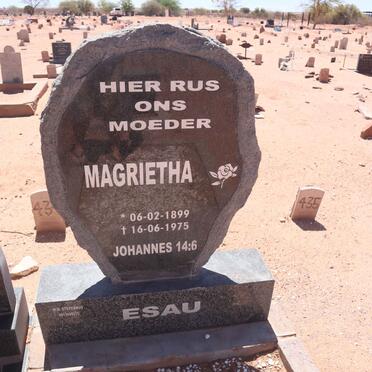 ESAU Magrietha 1899-1975