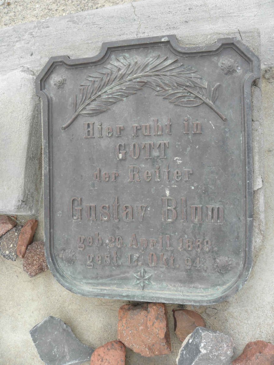 BLUM Gustav 1868-1894