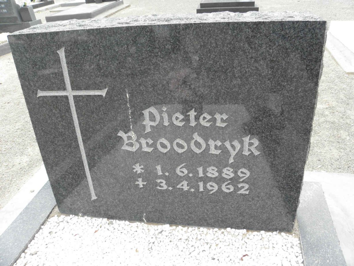 BROODRYK Pieter 1889-1962