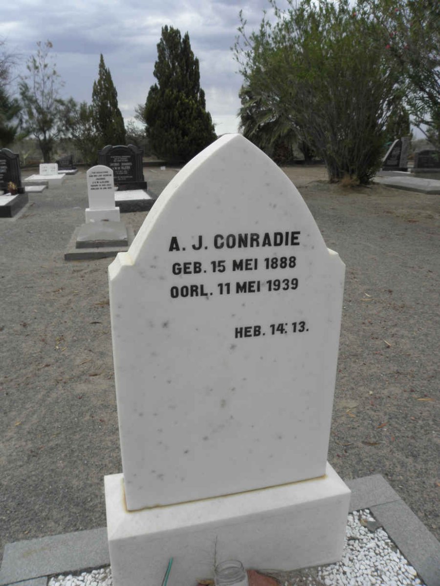 CONRADIE A.J. 1888-1939
