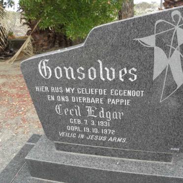 GONSOLVES Cecil Edgar 1931-1972