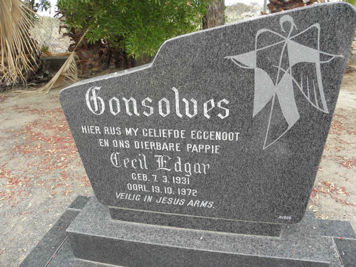 GONSOLVES Cecil Edgar 1931-1972