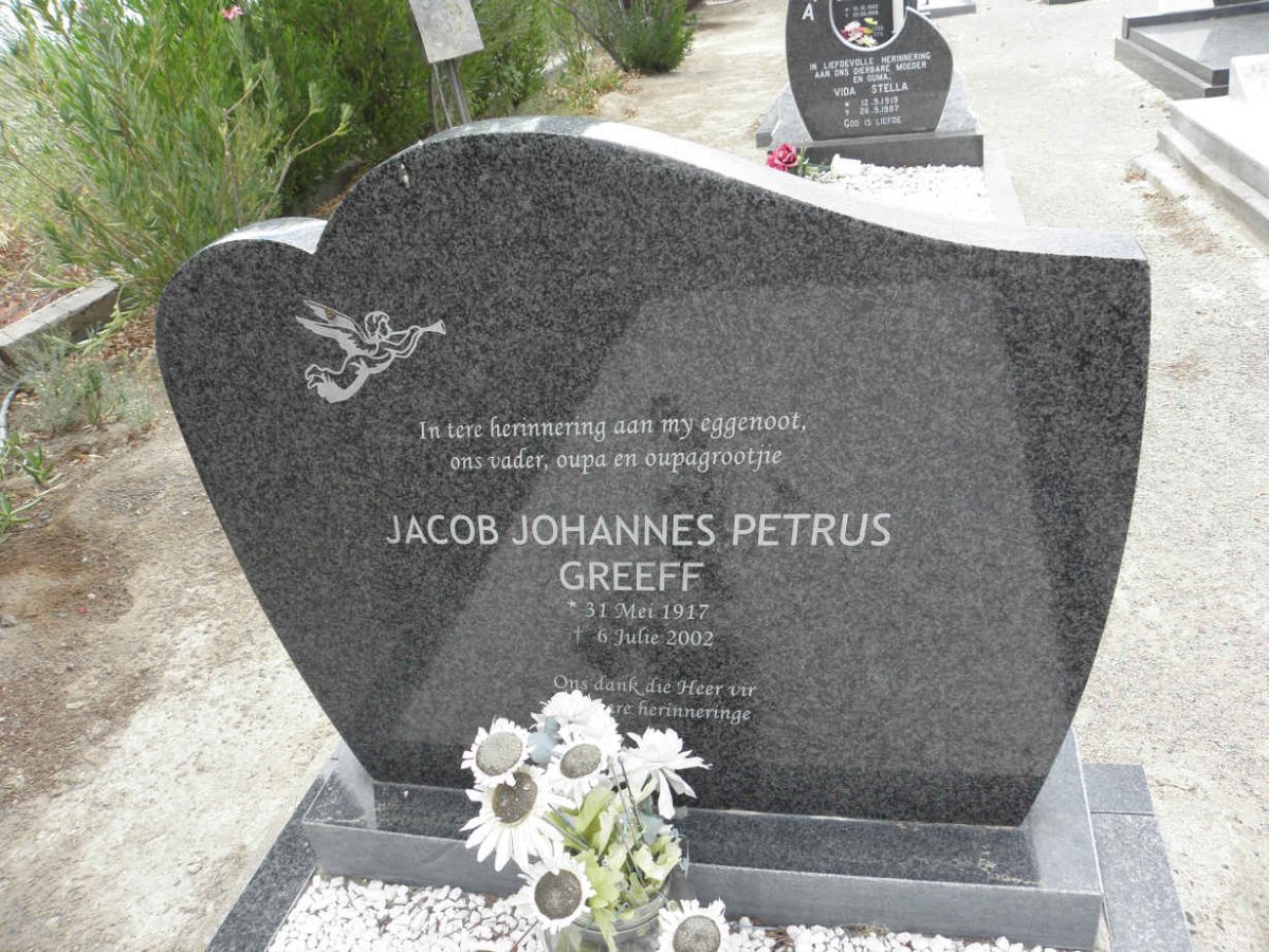 GREEFF Jacob Johannes Petrus 1917-2002