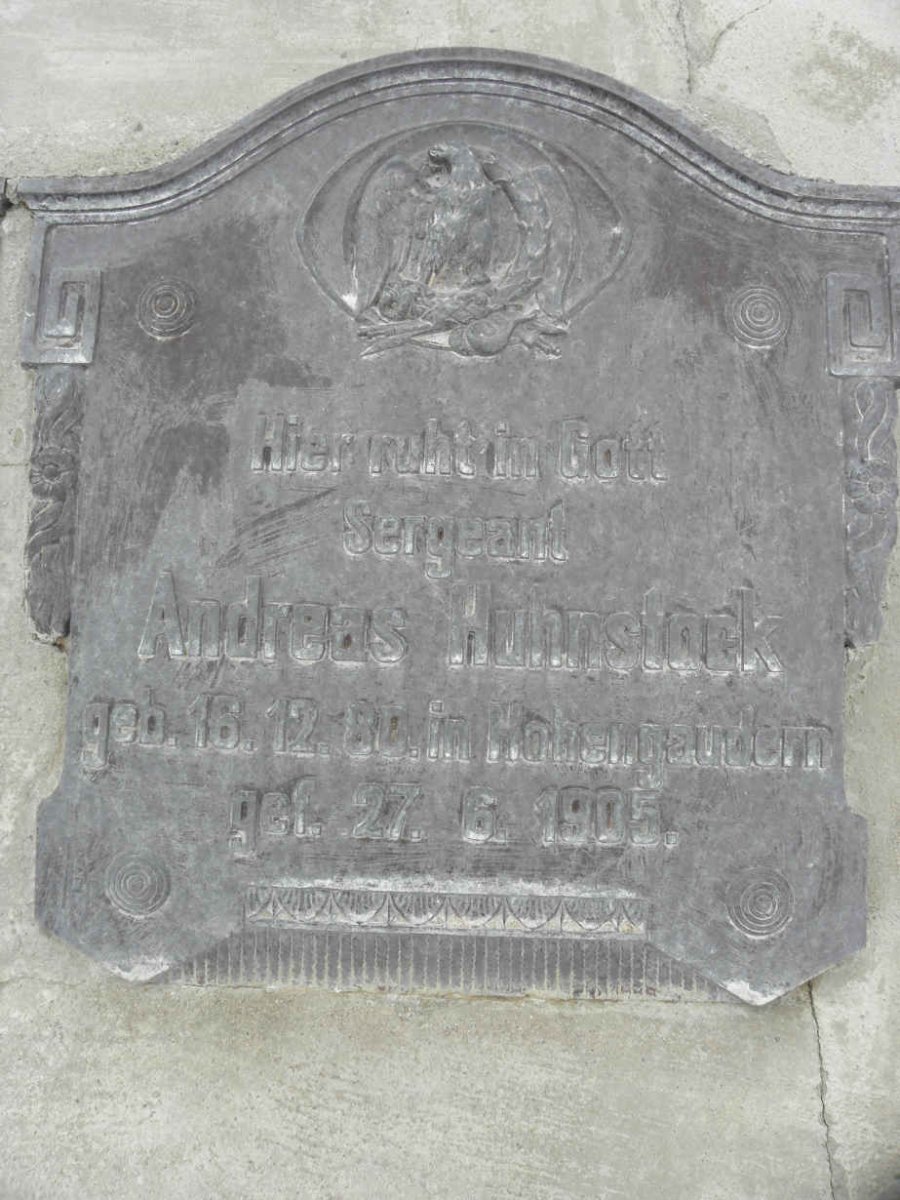 HUHNSTOCK Andreas 1880-1905