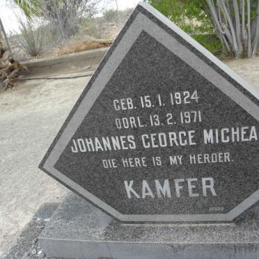 KAMFER Johannes George Michael 1924-1971