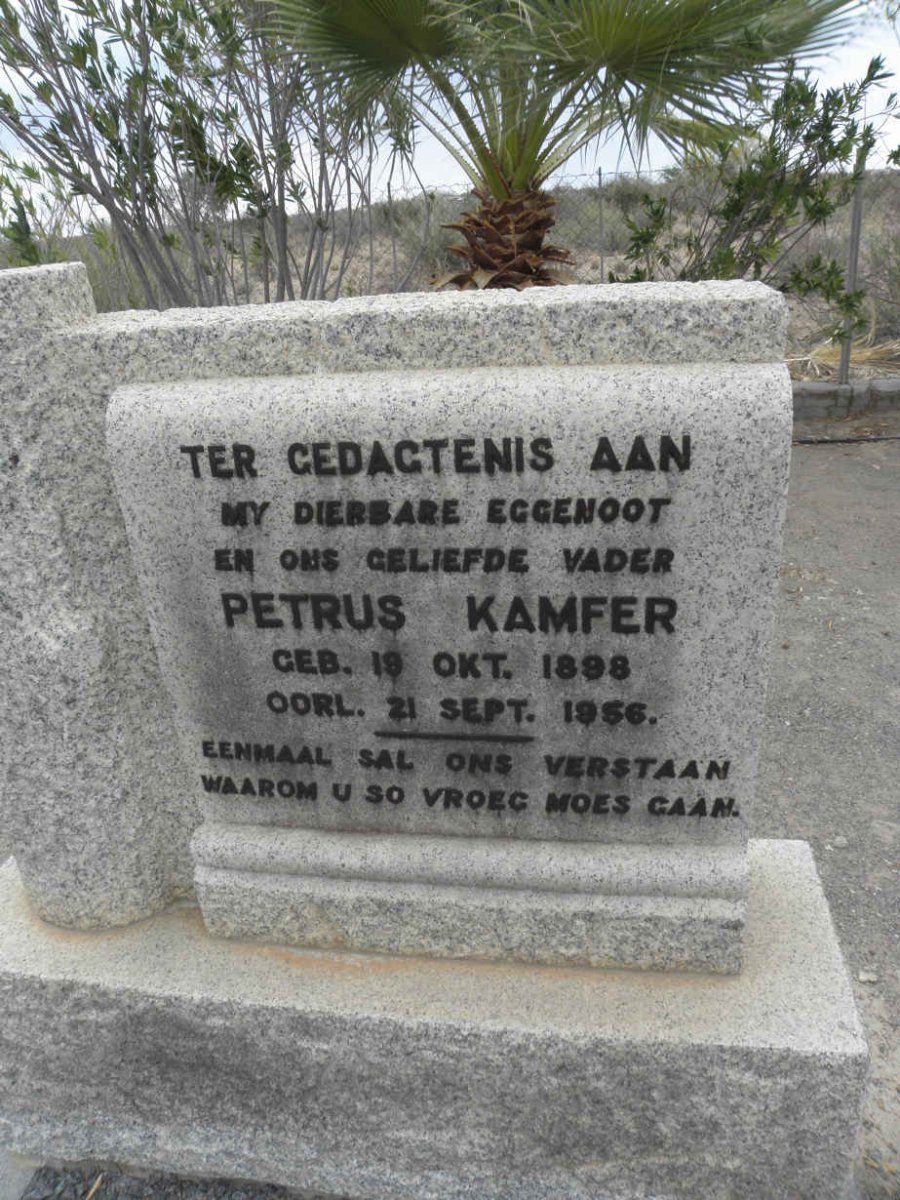 KAMFER Petrus 1898-1956