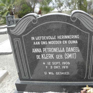 KLERK Anna Petronella Daneel, de nee SMIT 1906-1971