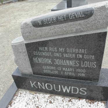 KNOUWDS Hendrik Johannes Louis 1900-1981