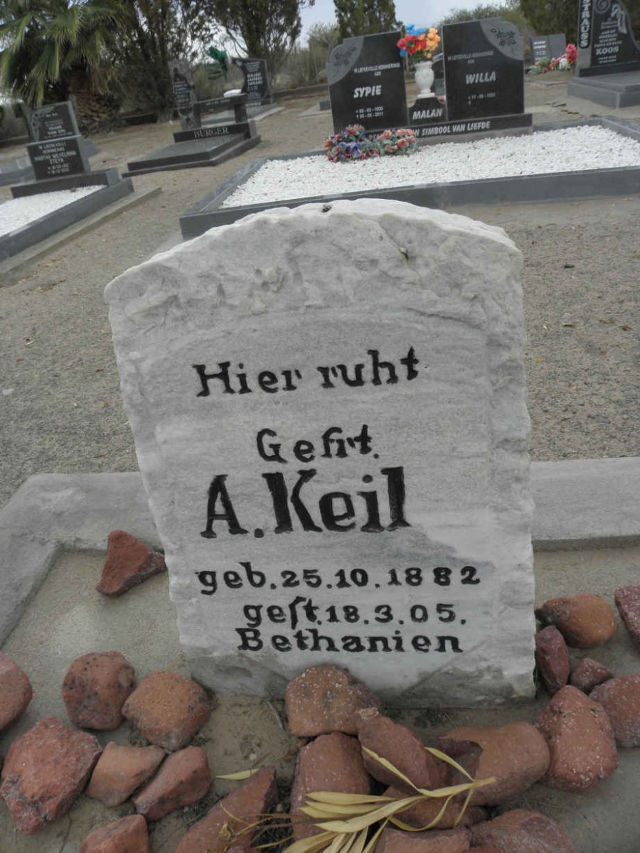 KEIL A. 1882-1905