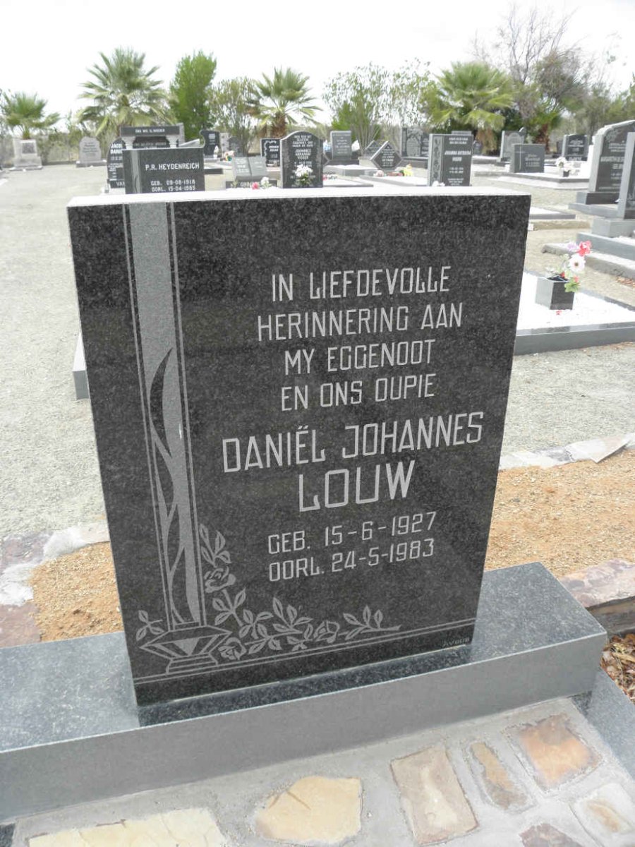 LOUW Daniel Johannes 1927-1983