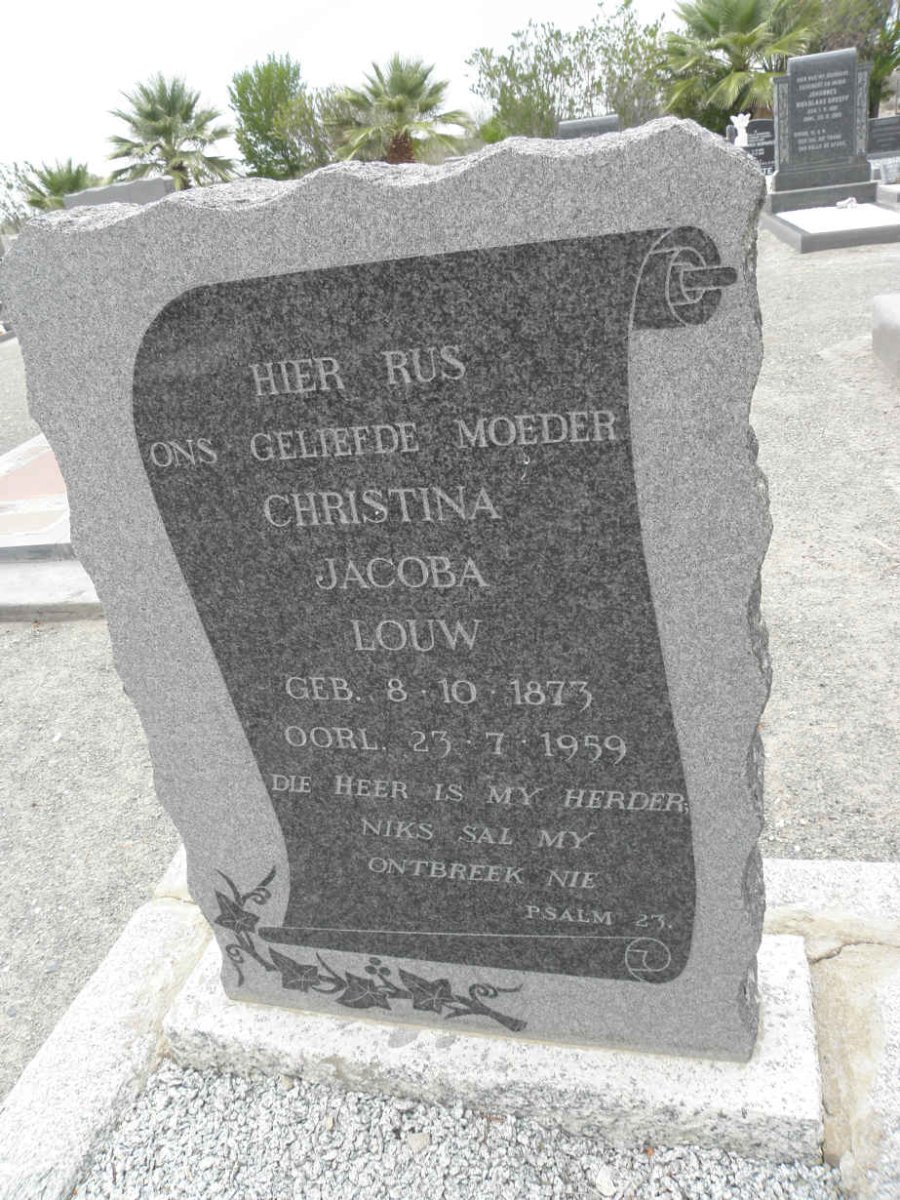 LOUW Christina Jacoba 1873-1959