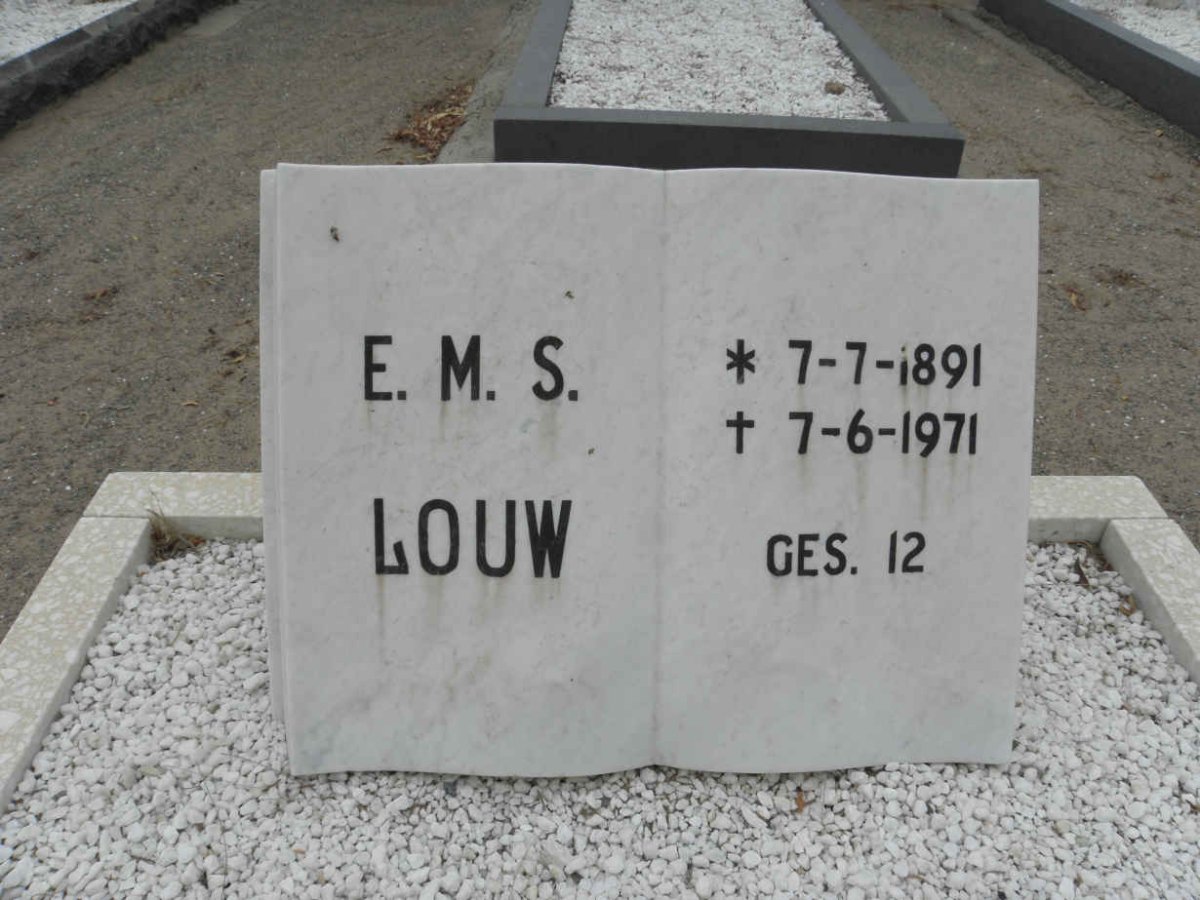 LOUW E.M.S. 1891-1971