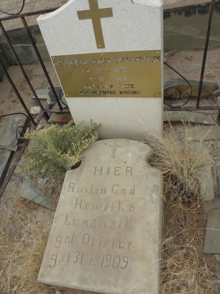 LEWANSCHEK Hendriena Maria 1870-1909