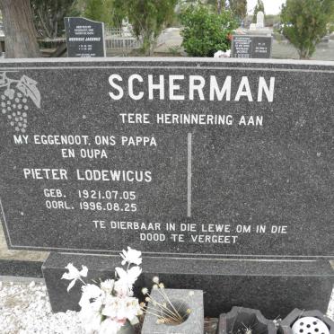 SCHERMAN Pieter Lodewicus 1921-1996