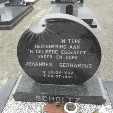 SCHOLTZ Johannes Gerhardus 1932-1985
