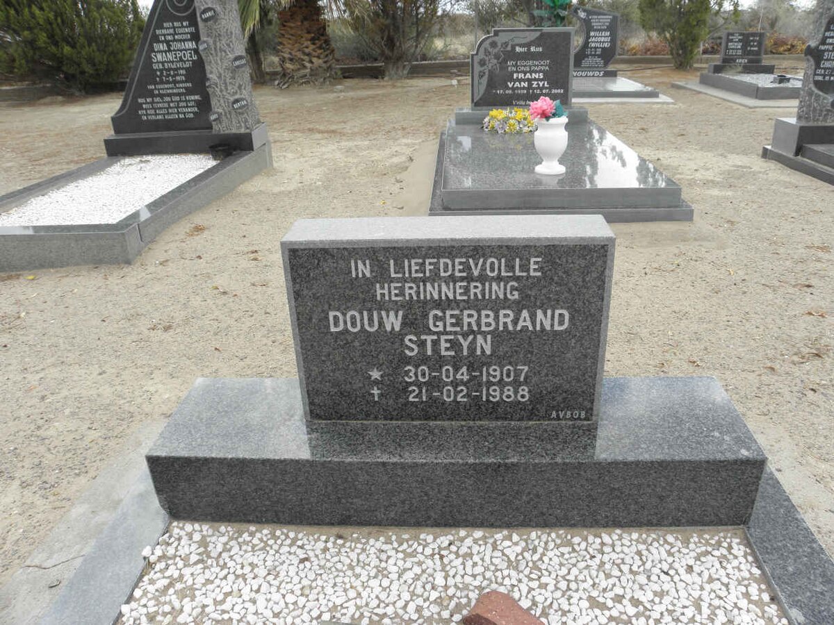 STEYN Douw Gerbrand 1907-1988