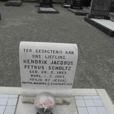 SCHOLTZ Hendrik Jacobus Petrus 1963-1963