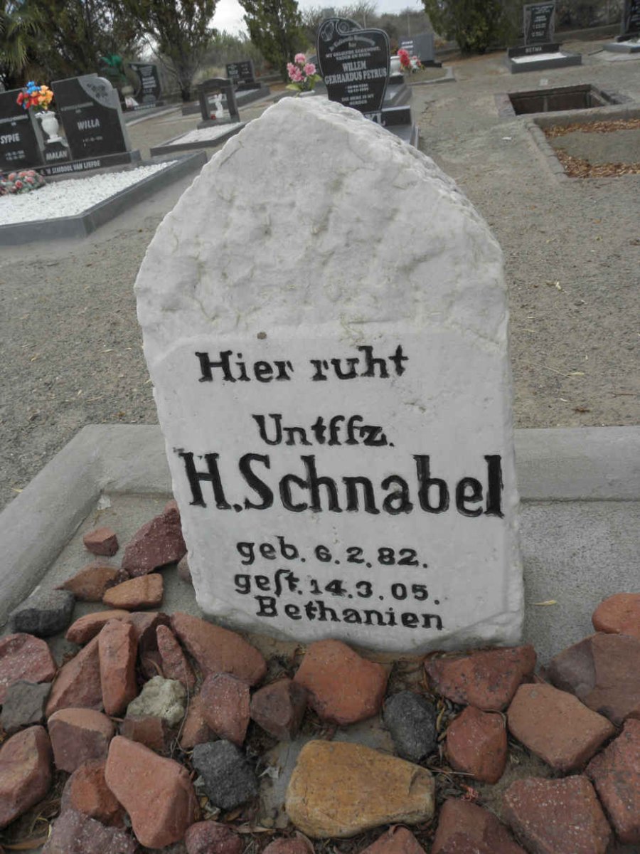 SCHNABEL H. 1882-1905