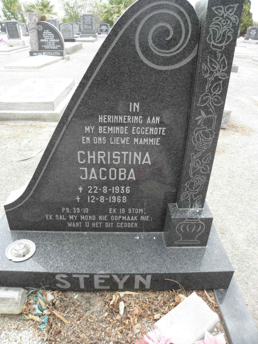STEYN Christina Jacoba 1936-1968