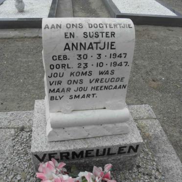 VERMEULEN Annatjie 1947-1947