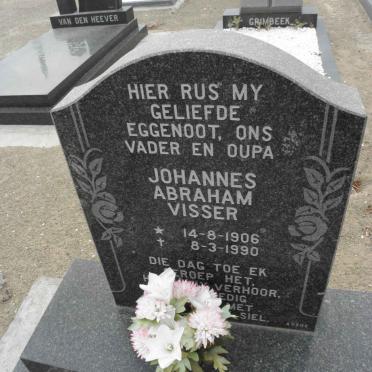 VISSER Johannes Abraham 1906-1990