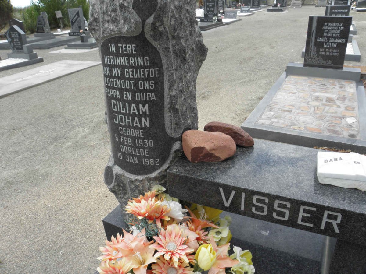 VISSER Giliam Johan 1930-1982