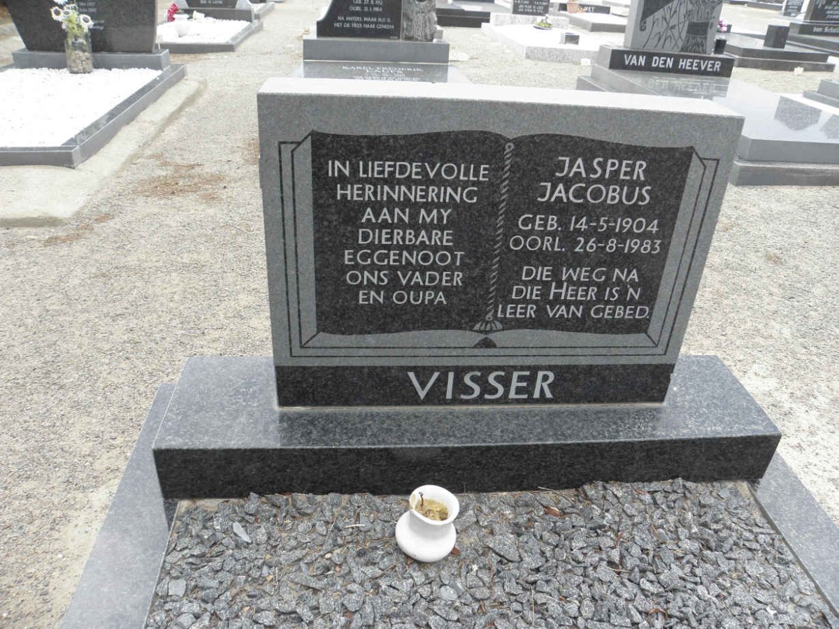 VISSER Jasper Jacobus 1904-1983