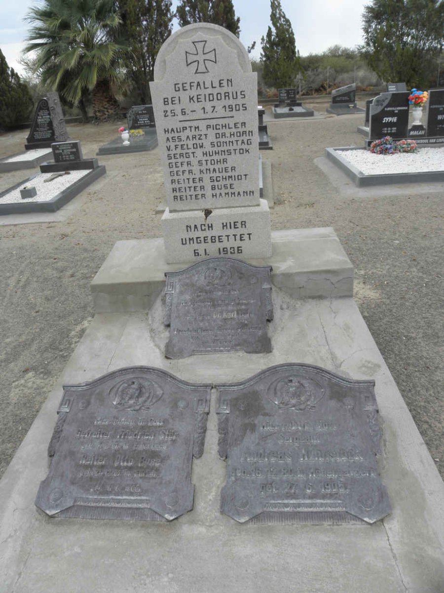 06. GRAVE OF THE FALLEN GERMAN SOLDIERS -1905 List
