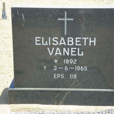 VANEL Elisabeth 1892-1965