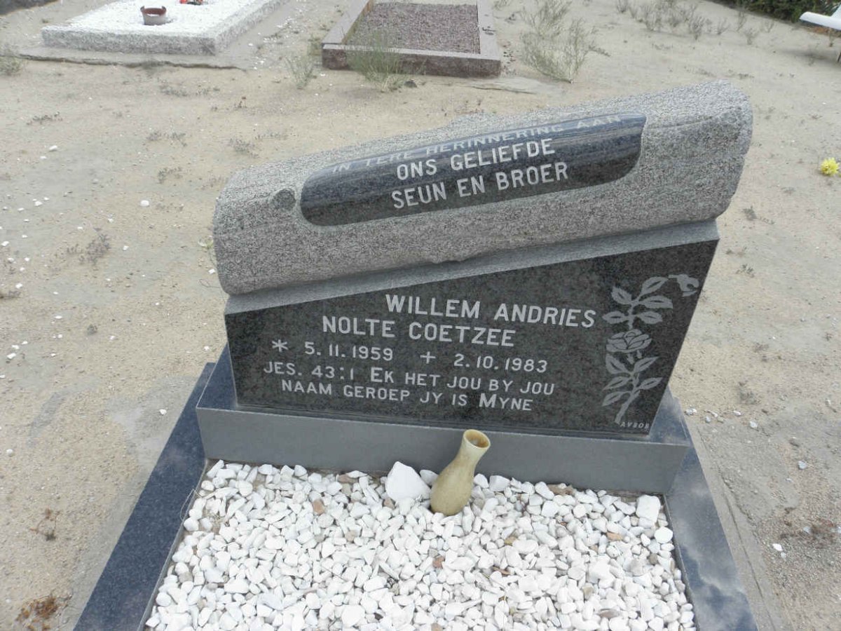COETZEE Willem Andries Nolte 1959-1983