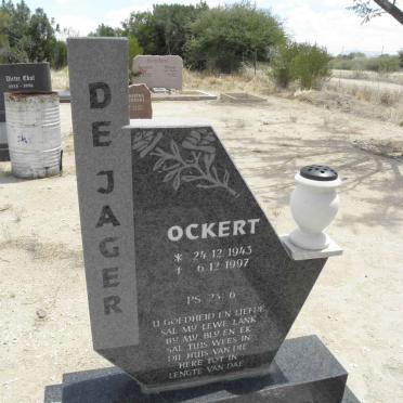 JAGER Ockert, de 1943-1997