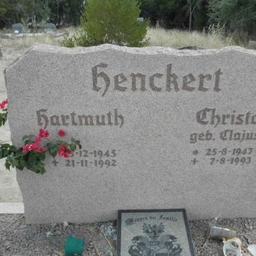 HENCKERT Hartmuth 1945-1992 &amp; Christa CLAJUS 1947-1993