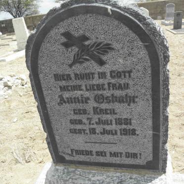 OSBAHR Annie nee KREIL 1881-1918